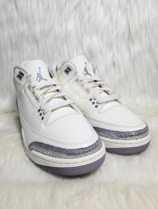 Nike Shoes - Nike Air Jordan 3 Retro Sail Cement Grey Silver Women 7 NEW